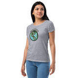 Wayne's World Agates Globe Women’s fitted t-shirt