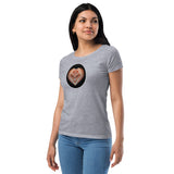 Heart lake Superior Agate Women’s fitted t-shirt