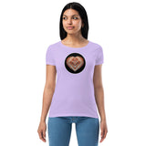 Heart lake Superior Agate Women’s fitted t-shirt