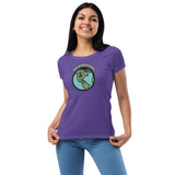 Wayne's World Agates Globe Women’s fitted t-shirt