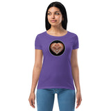 Heart lake Superior Agate Women’s fitted t-shirt