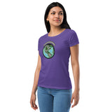 Wayne's World Agates Globe Women’s fitted t-shirt