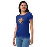 Heart lake Superior Agate Women’s fitted t-shirt