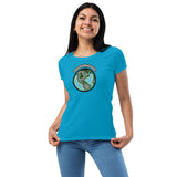 Wayne's World Agates Globe Women’s fitted t-shirt