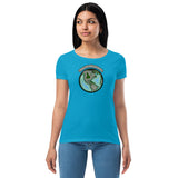 Wayne's World Agates Globe Women’s fitted t-shirt