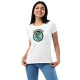 Wayne's World Agates Globe Women’s fitted t-shirt