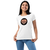 Heart lake Superior Agate Women’s fitted t-shirt