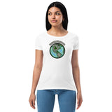 Wayne's World Agates Globe Women’s fitted t-shirt