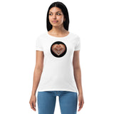 Heart lake Superior Agate Women’s fitted t-shirt