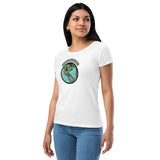 Wayne's World Agates Globe Women’s fitted t-shirt