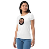 Heart lake Superior Agate Women’s fitted t-shirt