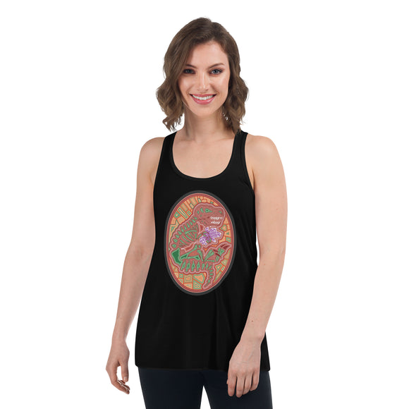 Dino Agate Women's Flowy Racerback Tank