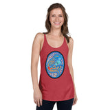 Dino Agate Blue Women's Racerback Tank