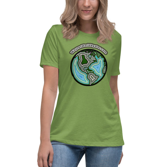 Wayne's World Agates Globe Women's Relaxed T-Shirt