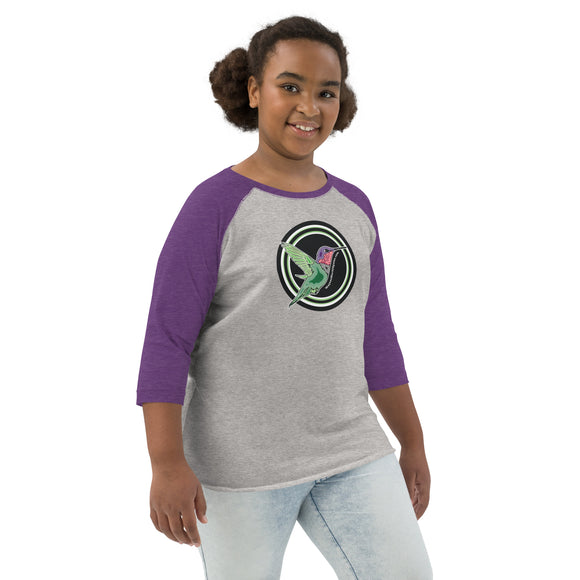 Hummingbird Agate Design Youth baseball shirt